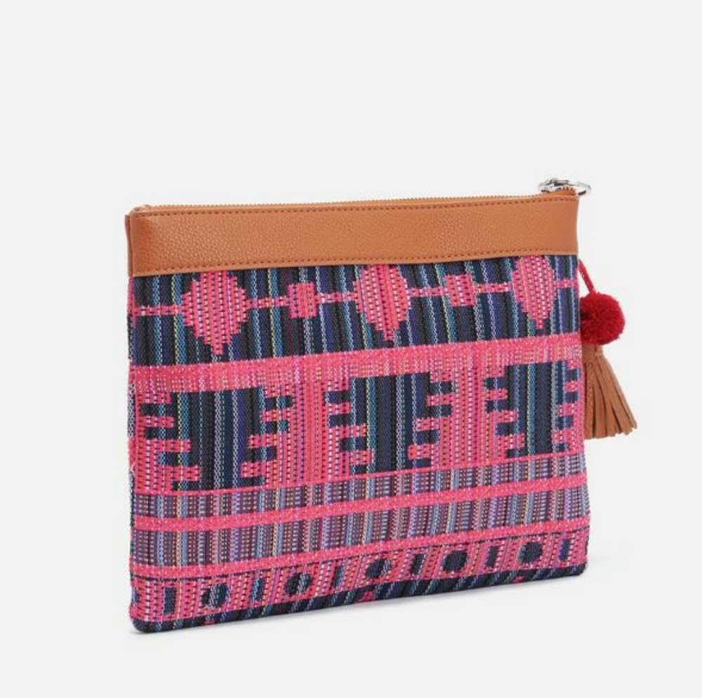 JustFab Rocky Clutch - pink version